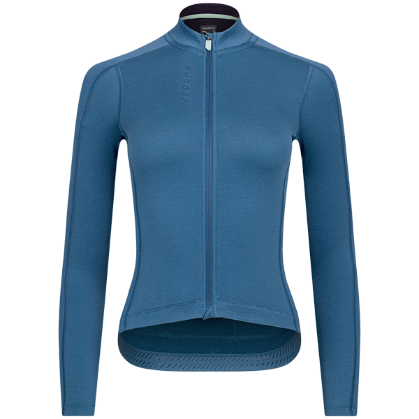 Isadore Signature Merino Tech Long Sleeve Jersey in Teal for Women
