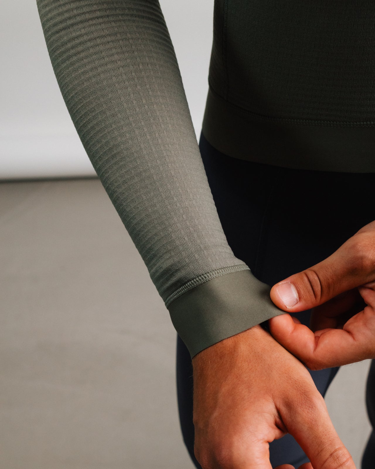 Isadore Alternative Winter Long Sleeve Jersey in Dusty Olive