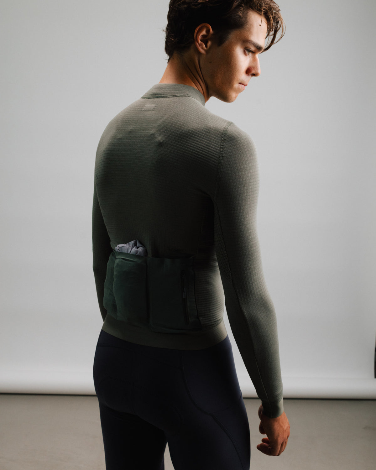 Isadore Alternative Winter Long Sleeve Jersey in Dusty Olive