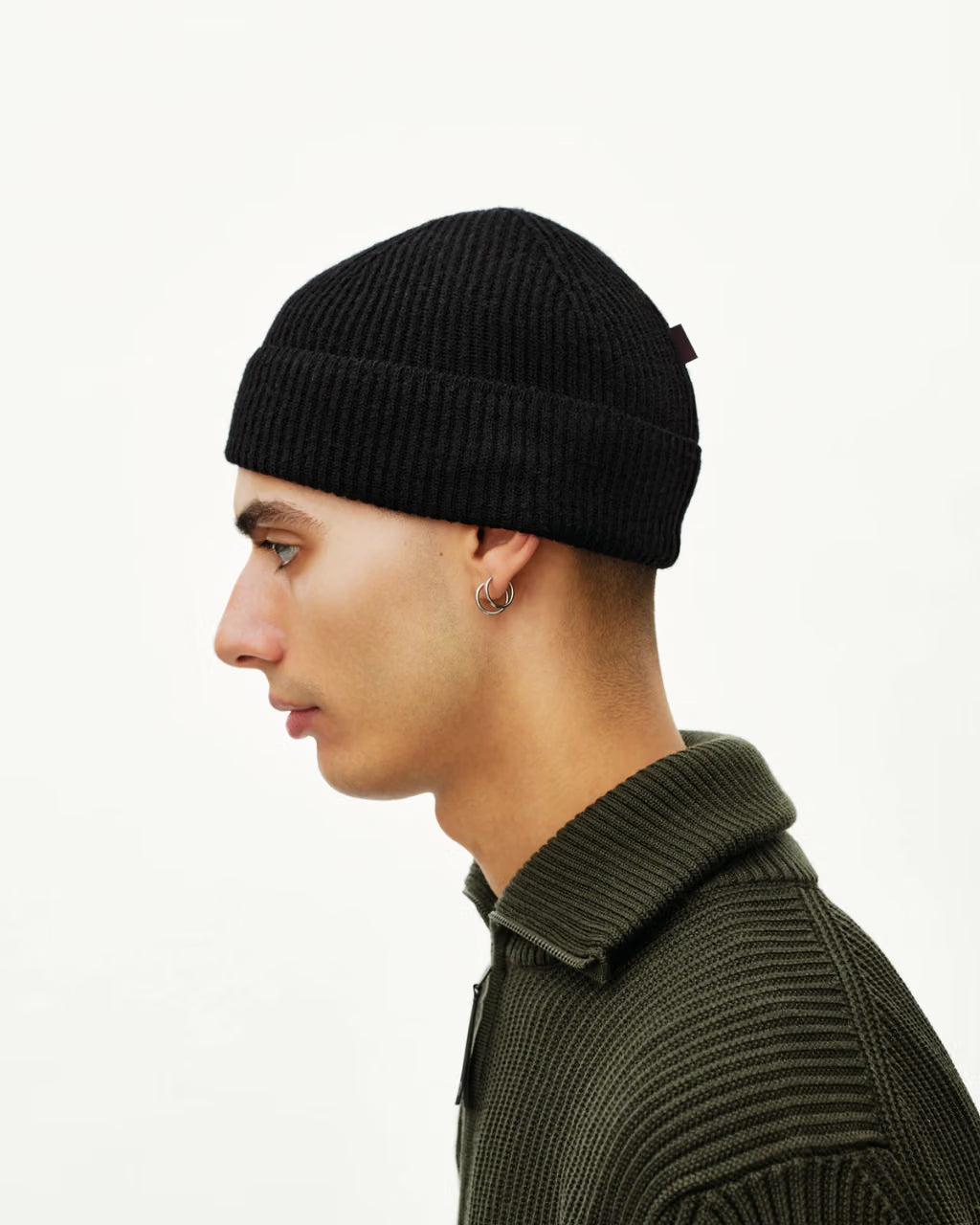 Off-Race Merino Knit Beanie
