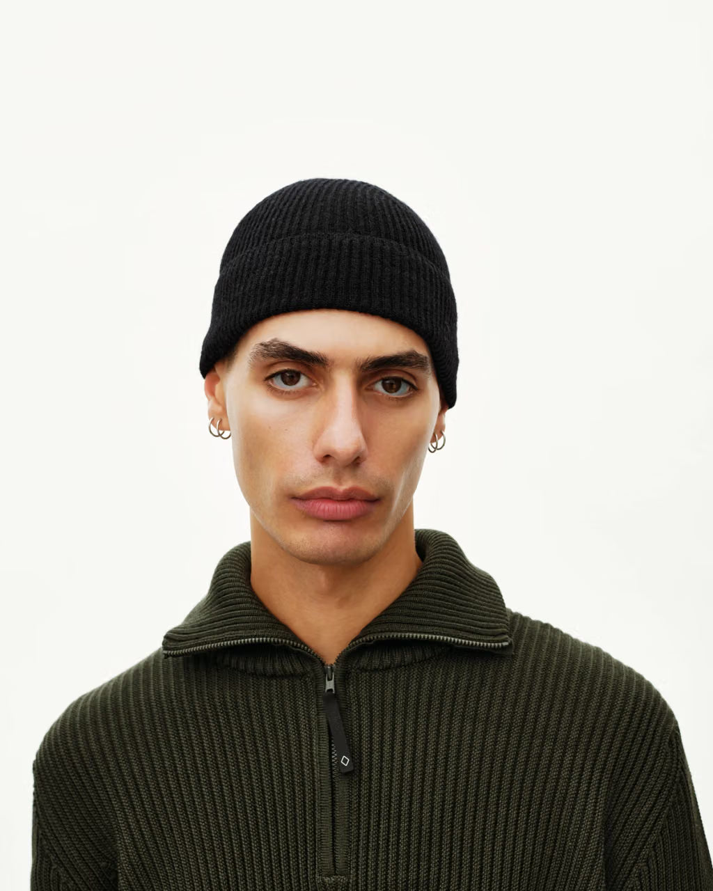 Off-Race Merino Knit Beanie