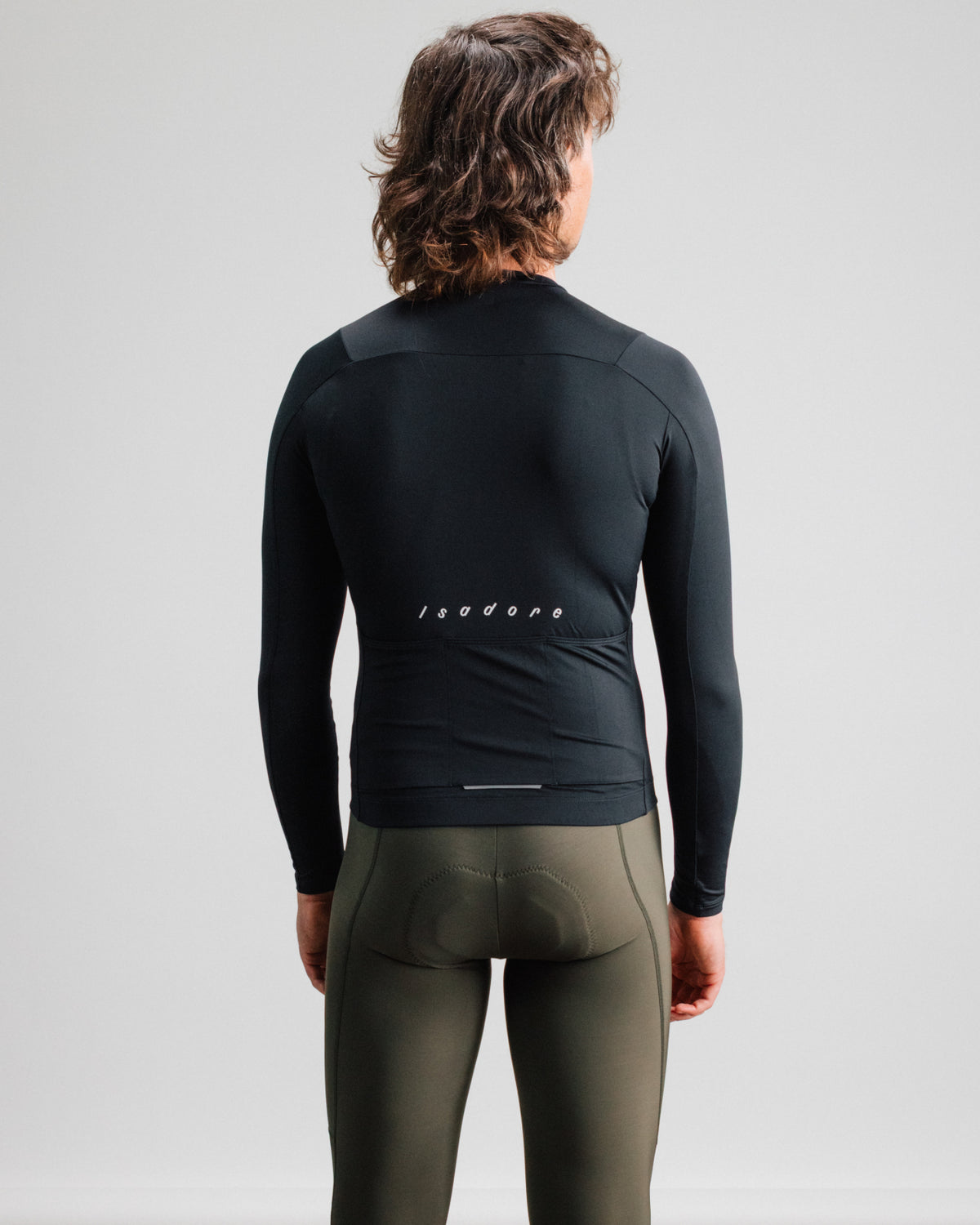 Isadore Debut Long Sleeve Jersey in Nero, product view 3