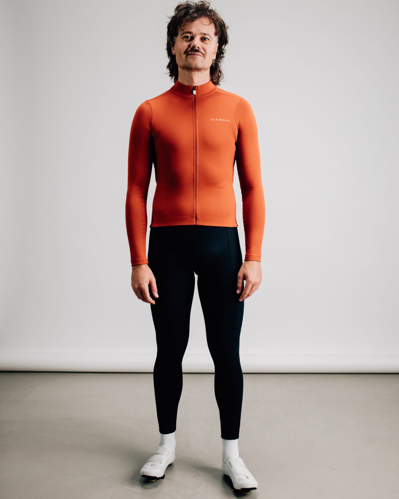 Isadore Debut Merino Long Sleeve Jersey in Rooibos, view 4