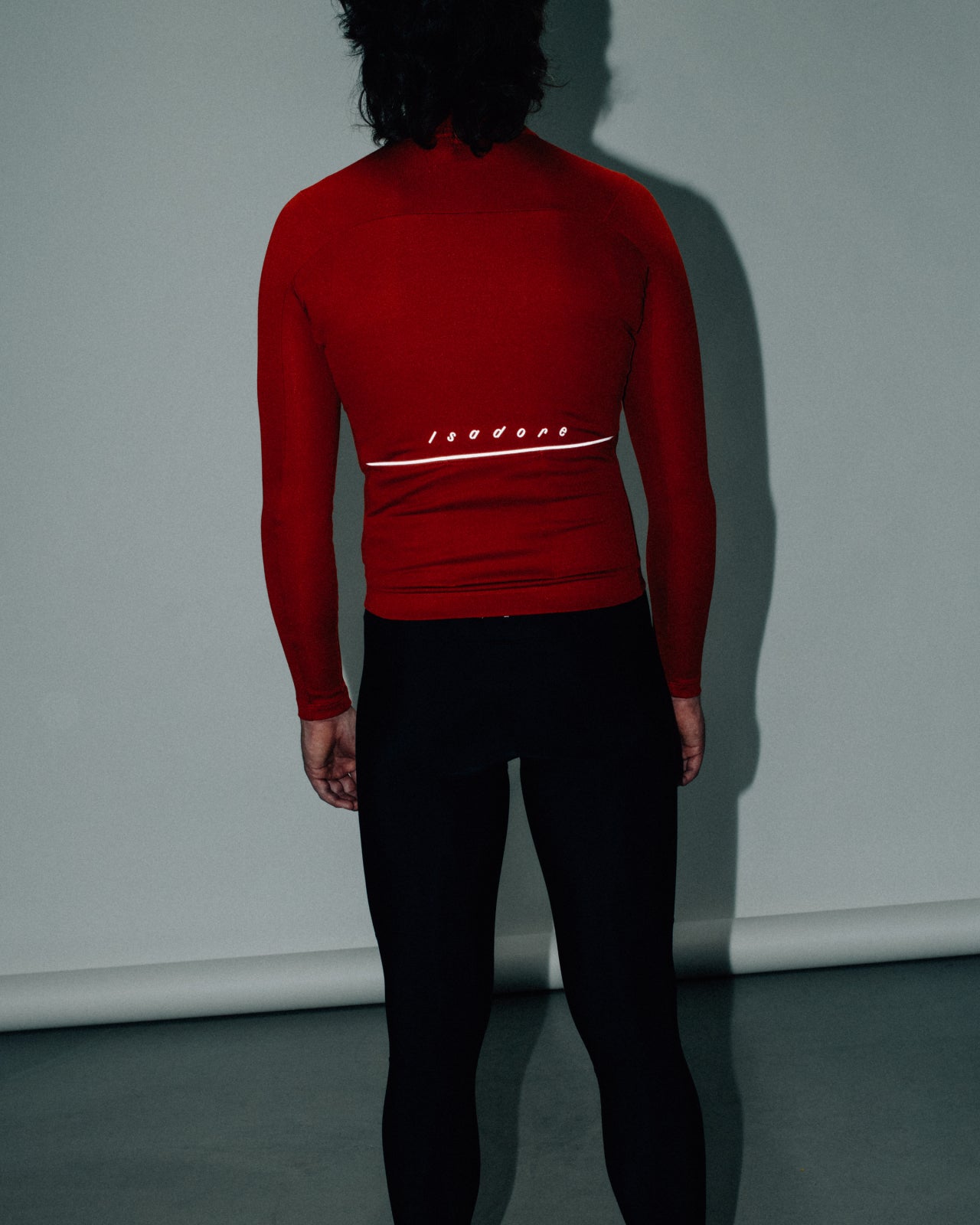 Isadore Debut Merino Long Sleeve Jersey in Rooibos, view 6