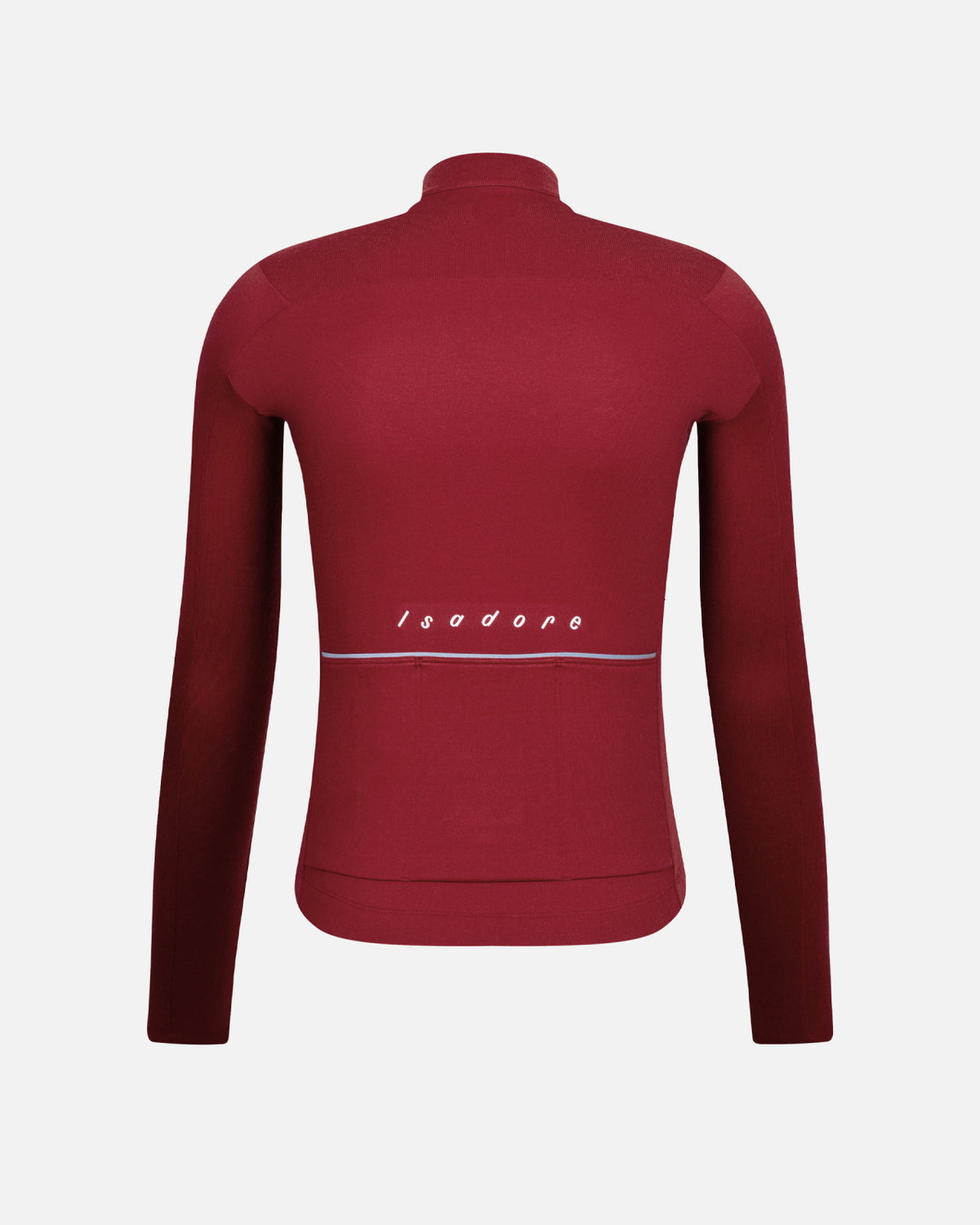 Isadore Debut Merino Long Sleeve Jersey in Ruby Wine, view 8