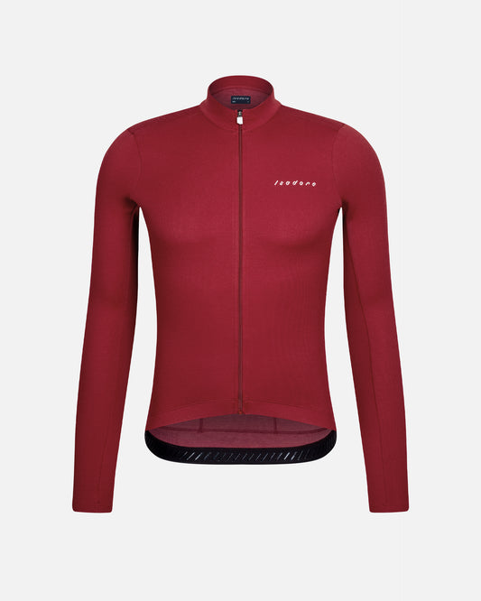 Isadore Debut Merino Long Sleeve Jersey in Ruby Wine