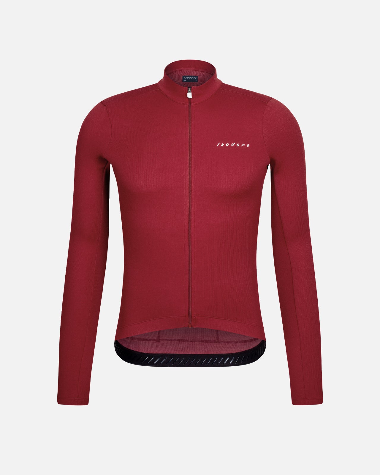 Isadore Debut Merino Long Sleeve Jersey in Ruby Wine, view 7