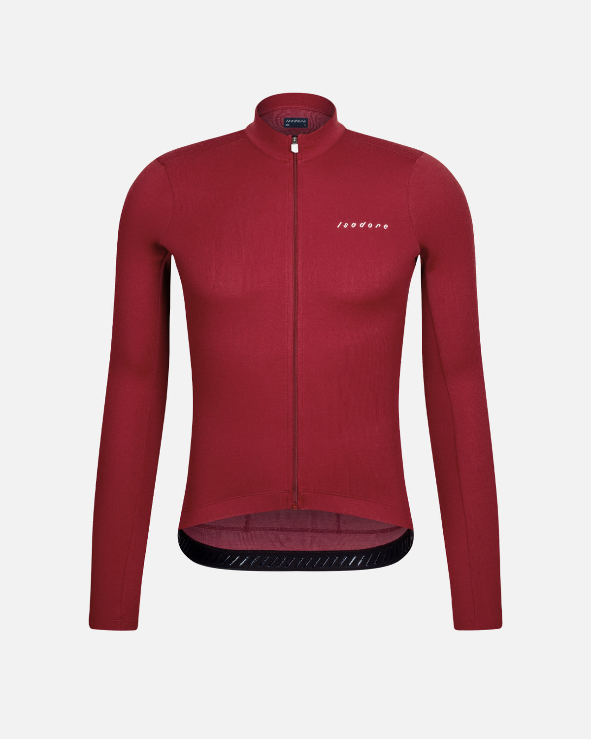 Isadore Debut Merino Long Sleeve Jersey in Ruby Wine, view 7