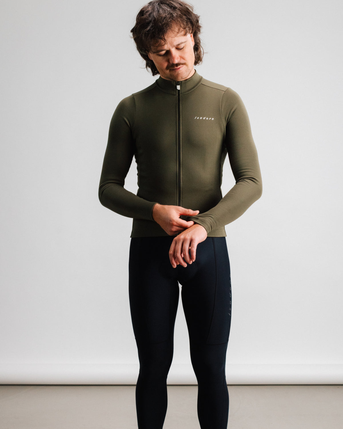 Isadore Debut Merino Long Sleeve Jersey in Tarmac, view 6