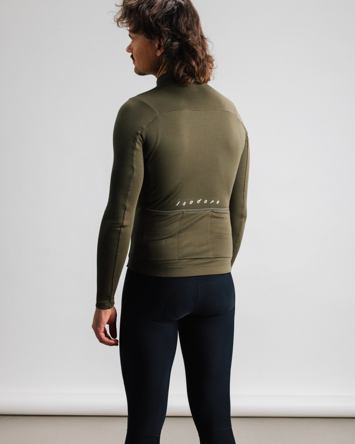 Isadore Debut Merino Long Sleeve Jersey in Tarmac, view 3