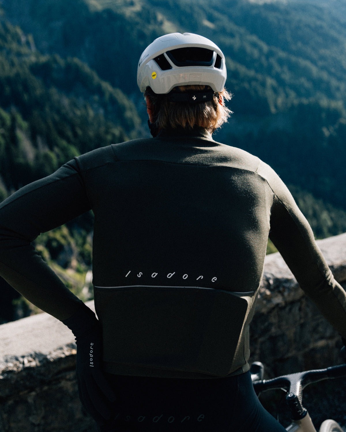 Isadore Debut Merino Long Sleeve Jersey in Tarmac, view 10
