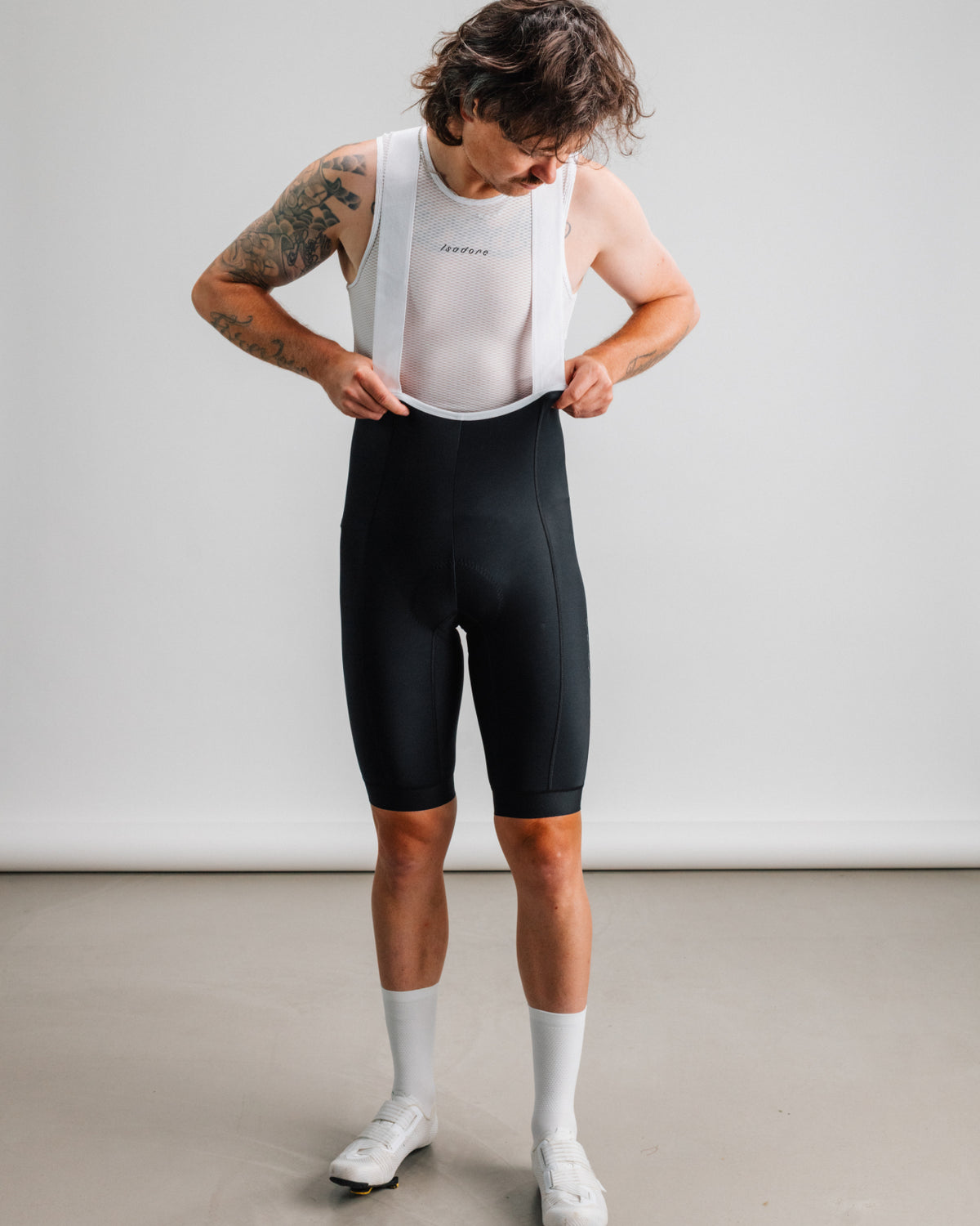 Isadore Debut Thermal Bib Shorts in Black