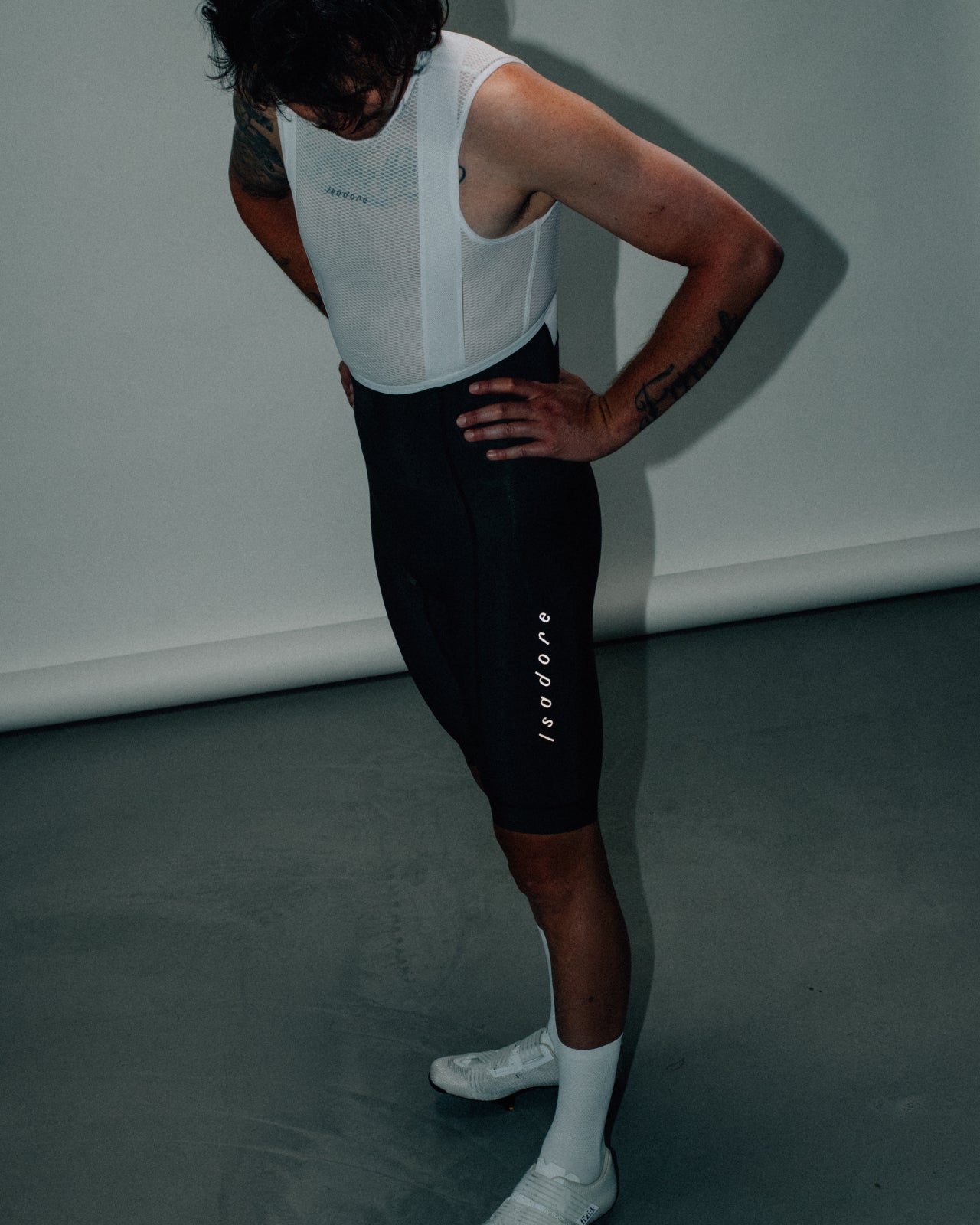 Isadore Debut Thermal Bib Shorts in Olive Green