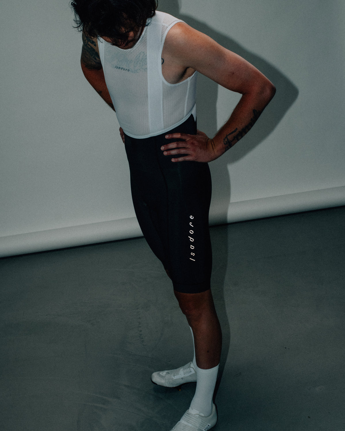 Isadore Debut Thermal Bib Shorts in Olive Green