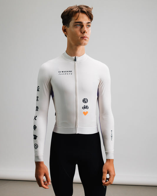 Isadore x La Machine Long Sleeve Jersey in Vanilla, view 2