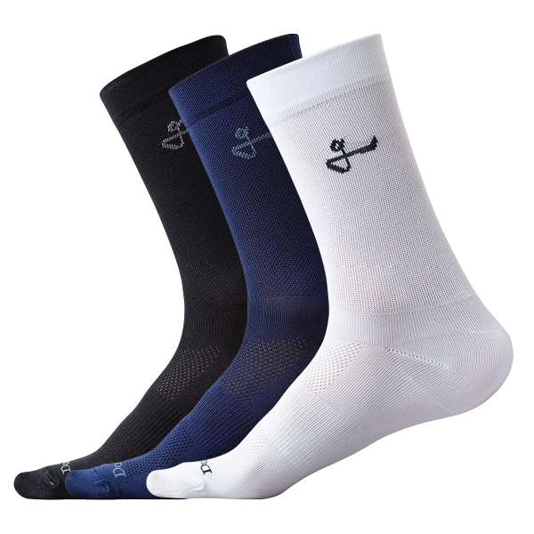 Givelo G-Socks (3 Pairs) in Black Navy White – DSTNC