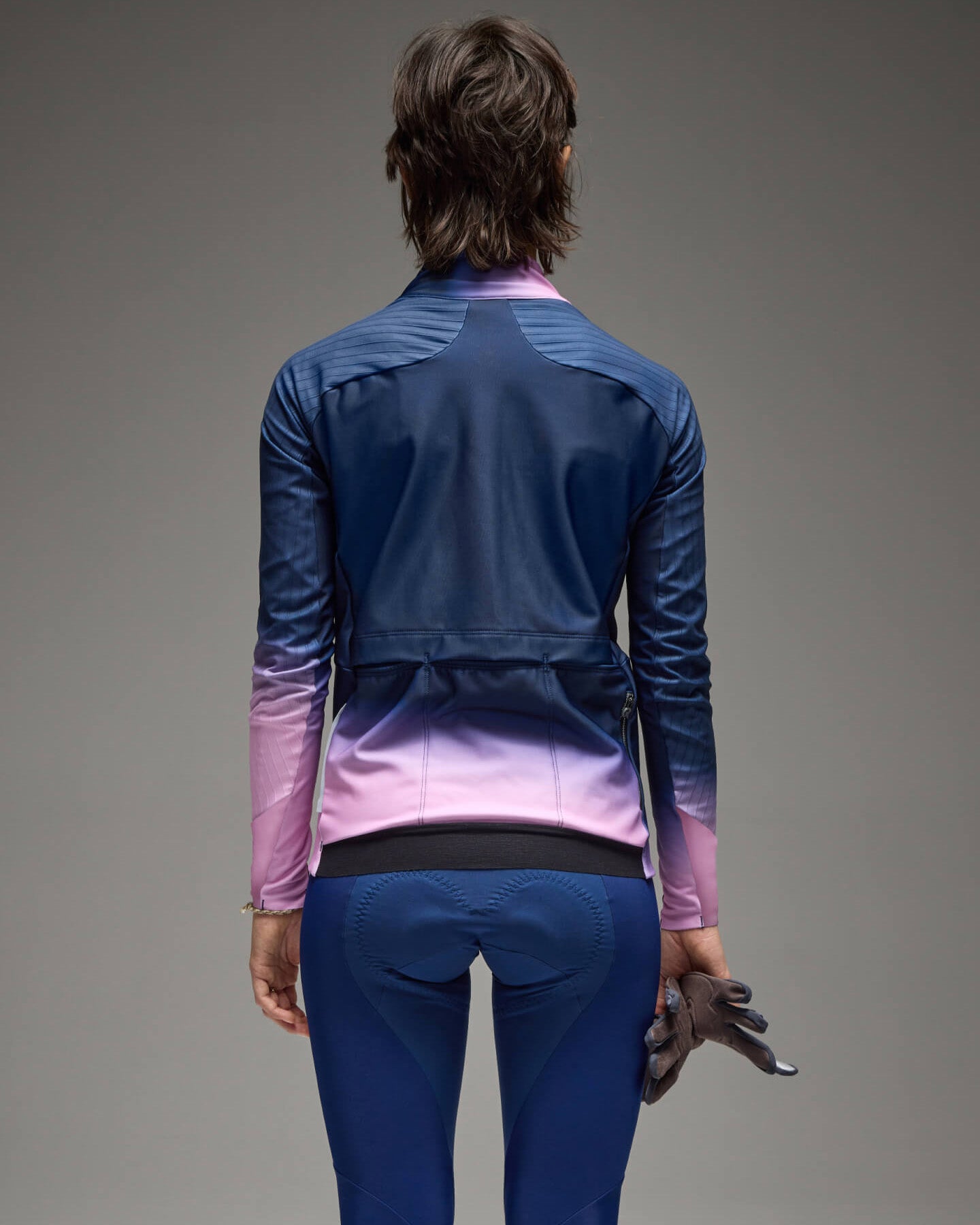 Gregarius Hybrid Collar Fade Long Sleeve Jersey