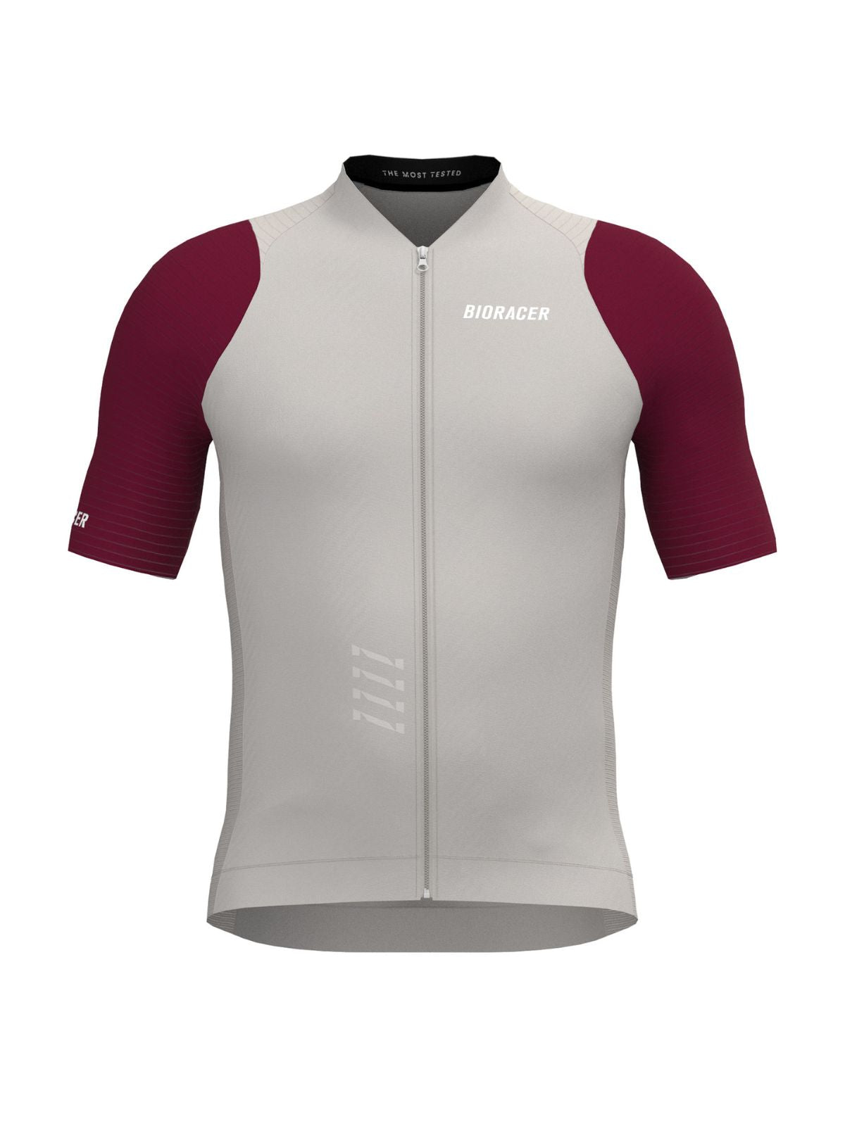 Icon Jersey Warm Grey - Bordeaux