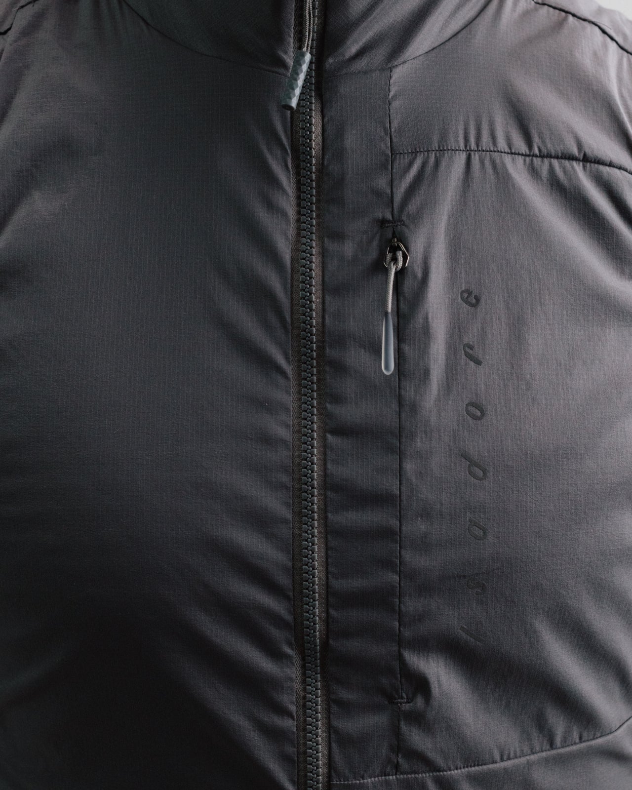Isadore Insulated Gilet in Dark Core