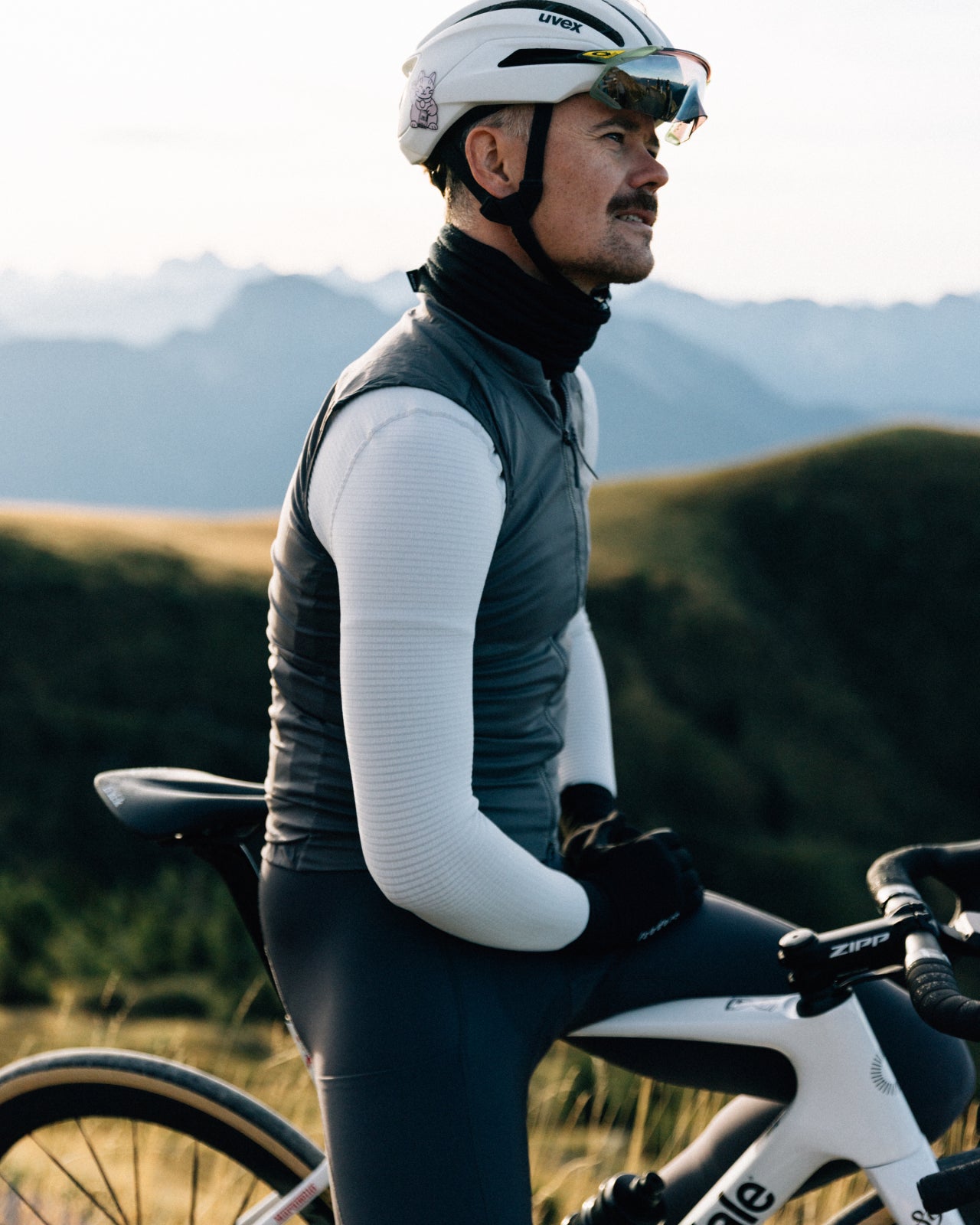 Isadore Insulated Gilet in Dark Core