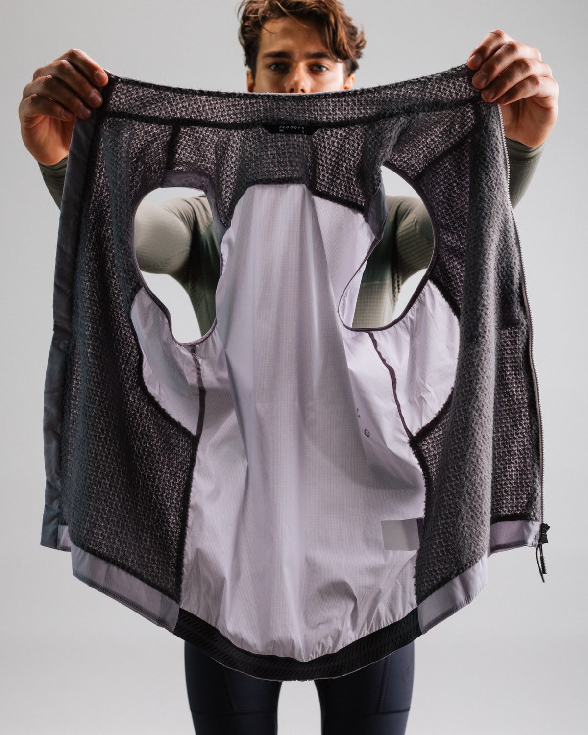 Isadore Insulated Gilet in Lilac Marble