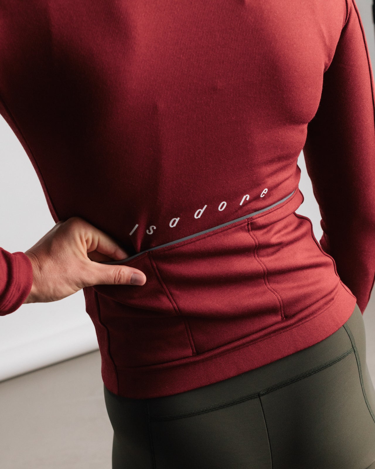 Debut Merino Long Sleeve Jersey Ruby Wine
