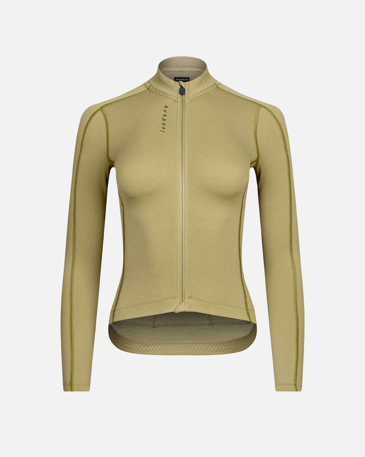 Signature Merino Tech Long Sleeve Jersey Cedar flat product view