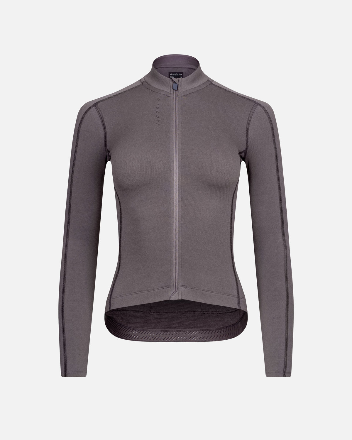 Signature Merino Tech Long Sleeve Jersey Dark Core flat product view