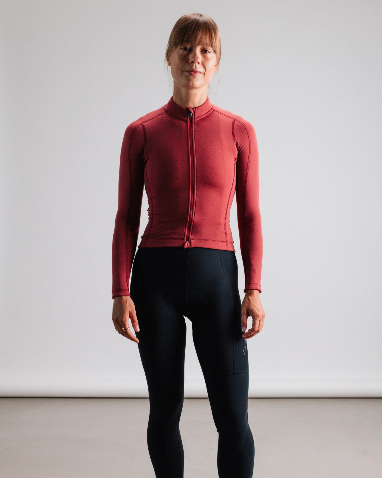 Signature Merino Tech Long Sleeve Jersey Burnt Russet