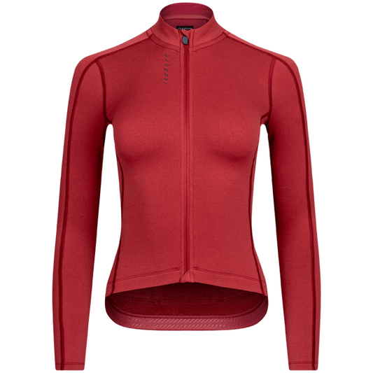 Signature Merino Tech Long Sleeve Jersey Burnt Russet