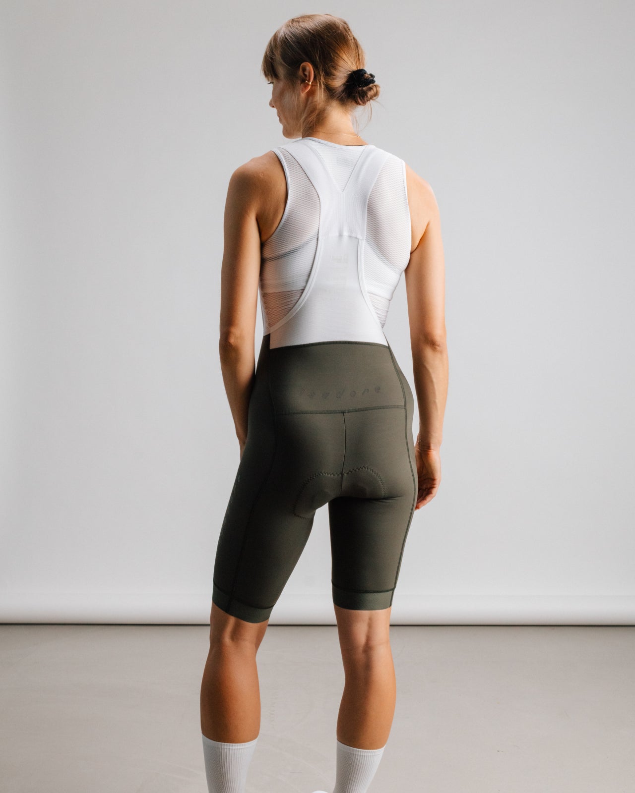 Debut Thermal Bib Shorts Olive Green