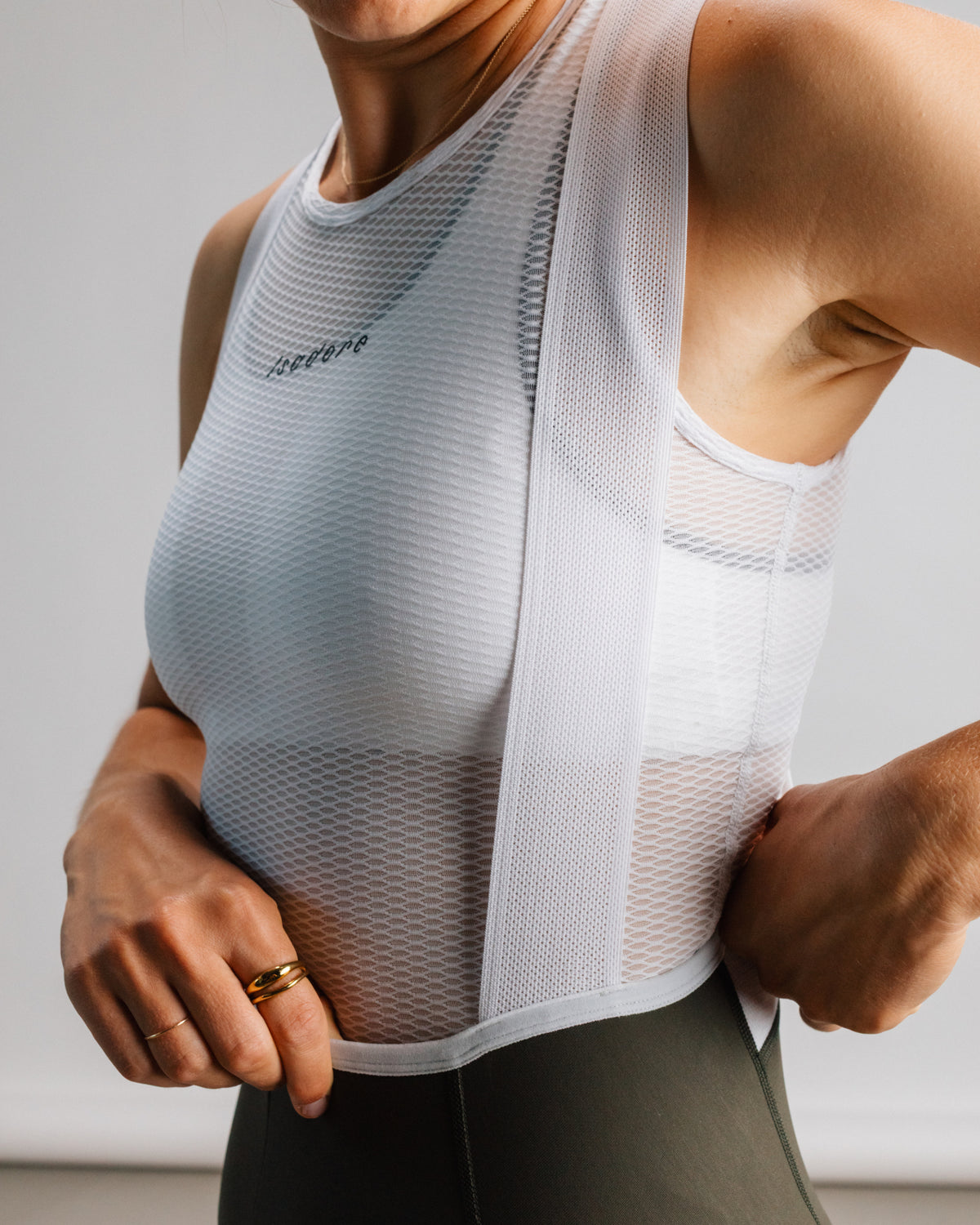 Debut Thermal Bib Shorts Olive Green
