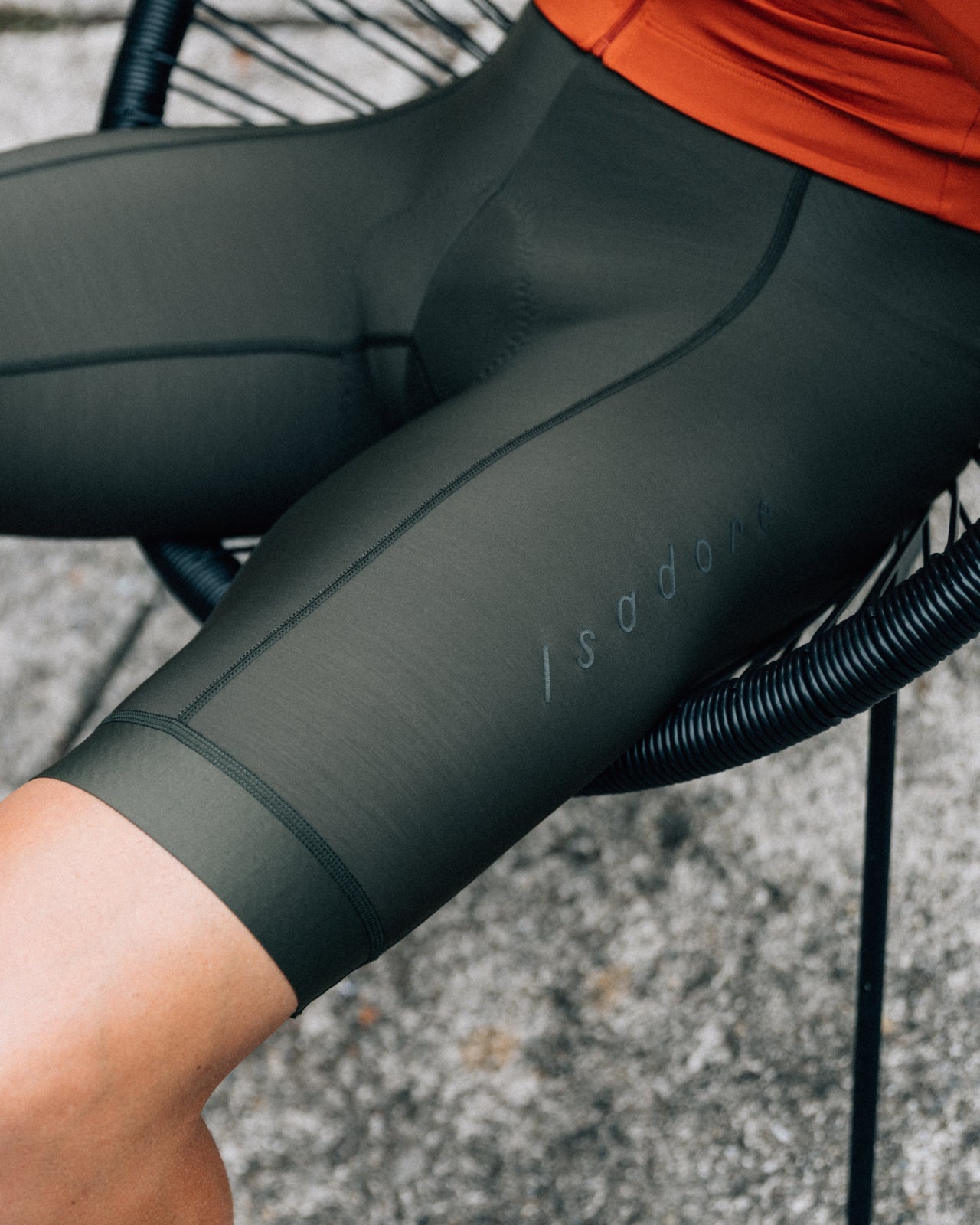 Debut Thermal Bib Shorts Olive Green
