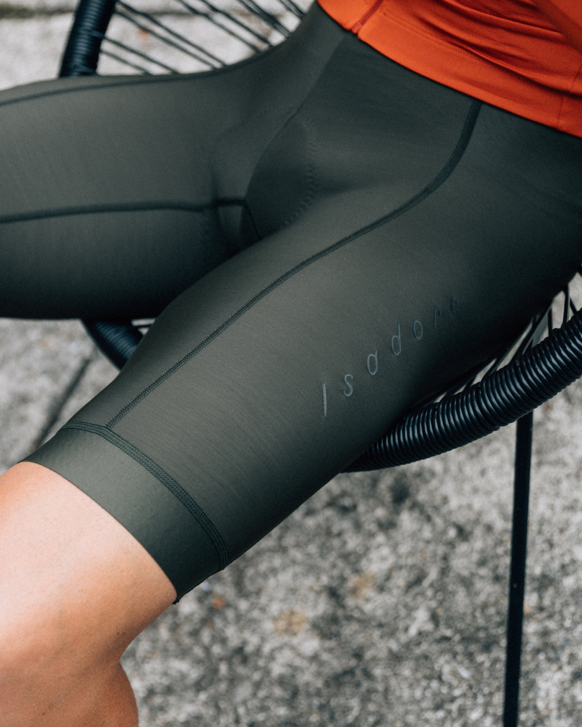 Debut Thermal Bib Shorts Olive Green
