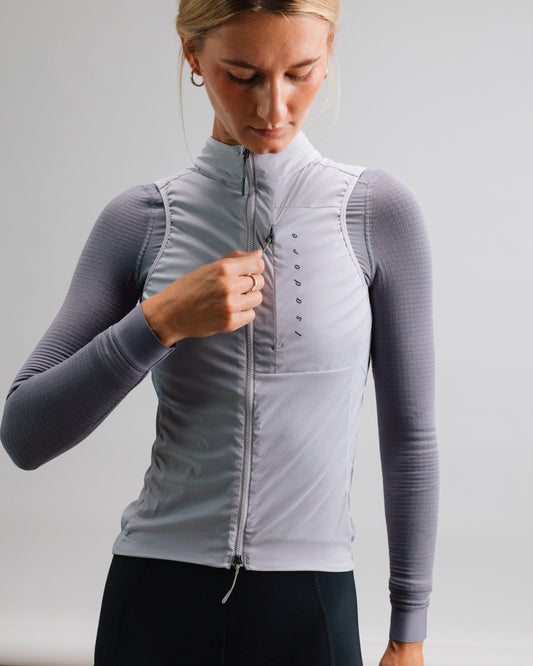 Insulated Gilet Lilac Marble