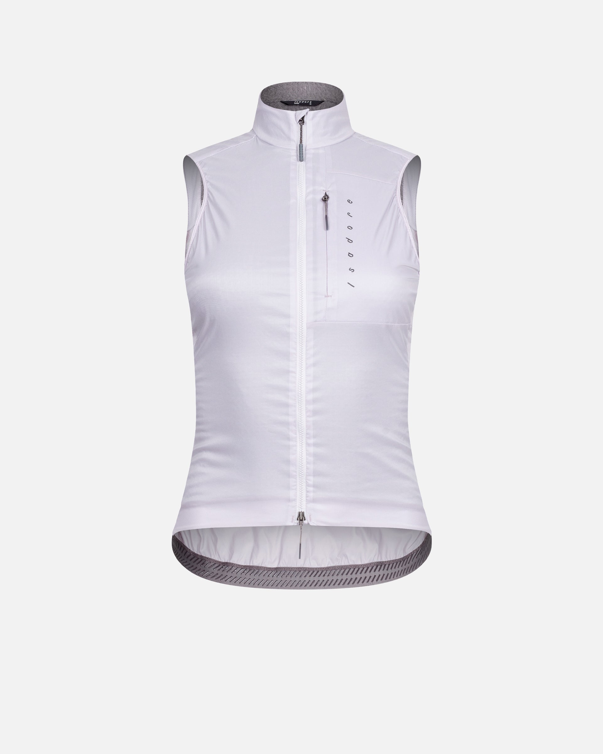 Insulated Gilet Lilac Marble flat product view