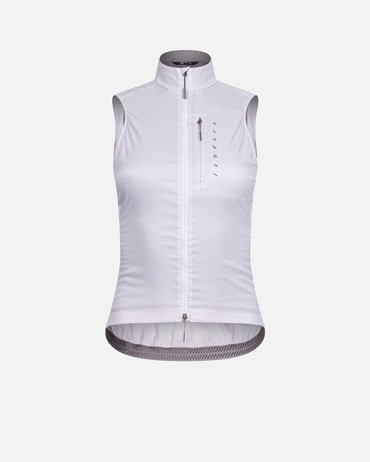Insulated Gilet Lilac Marble flat product view