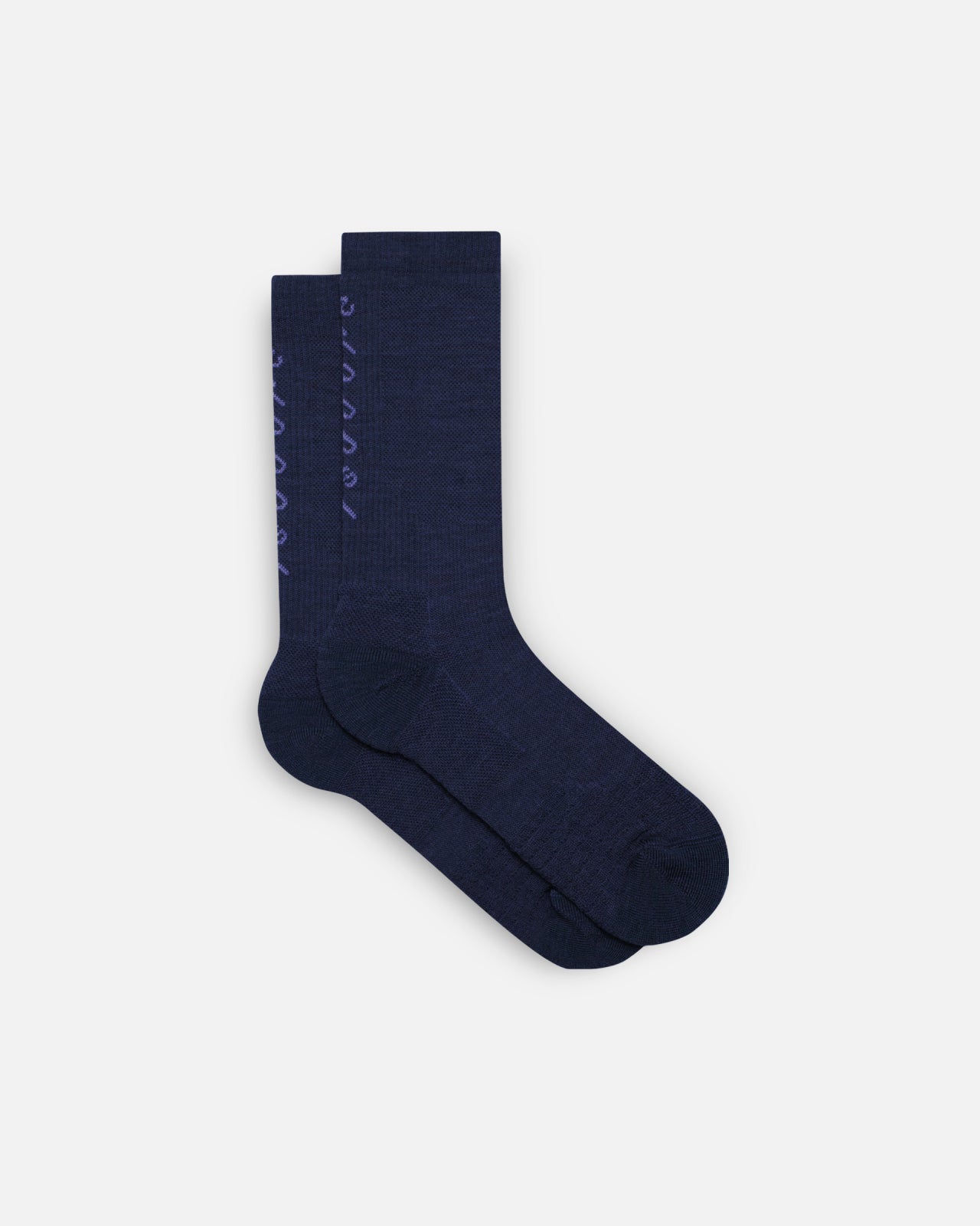 Isadore Merino Winter Socks in Dark Blue