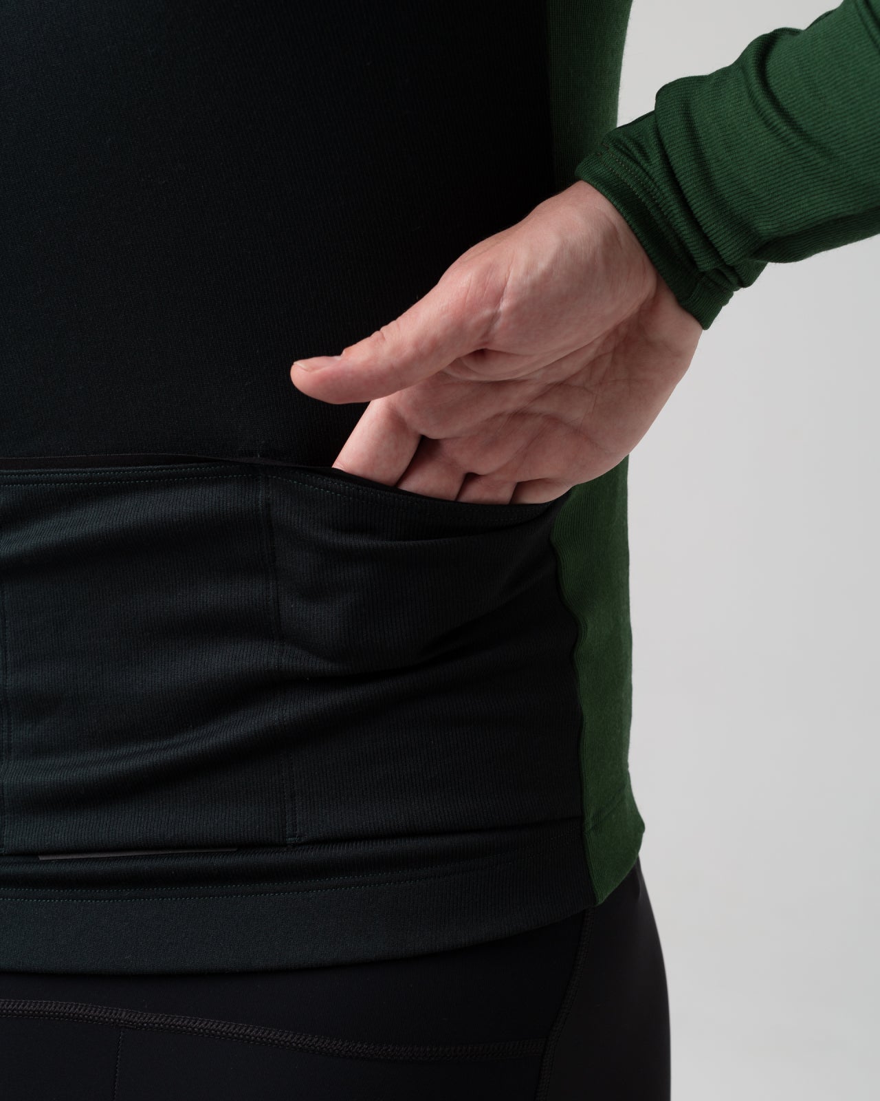 Patchwork Thermal Long Sleeve Jersey