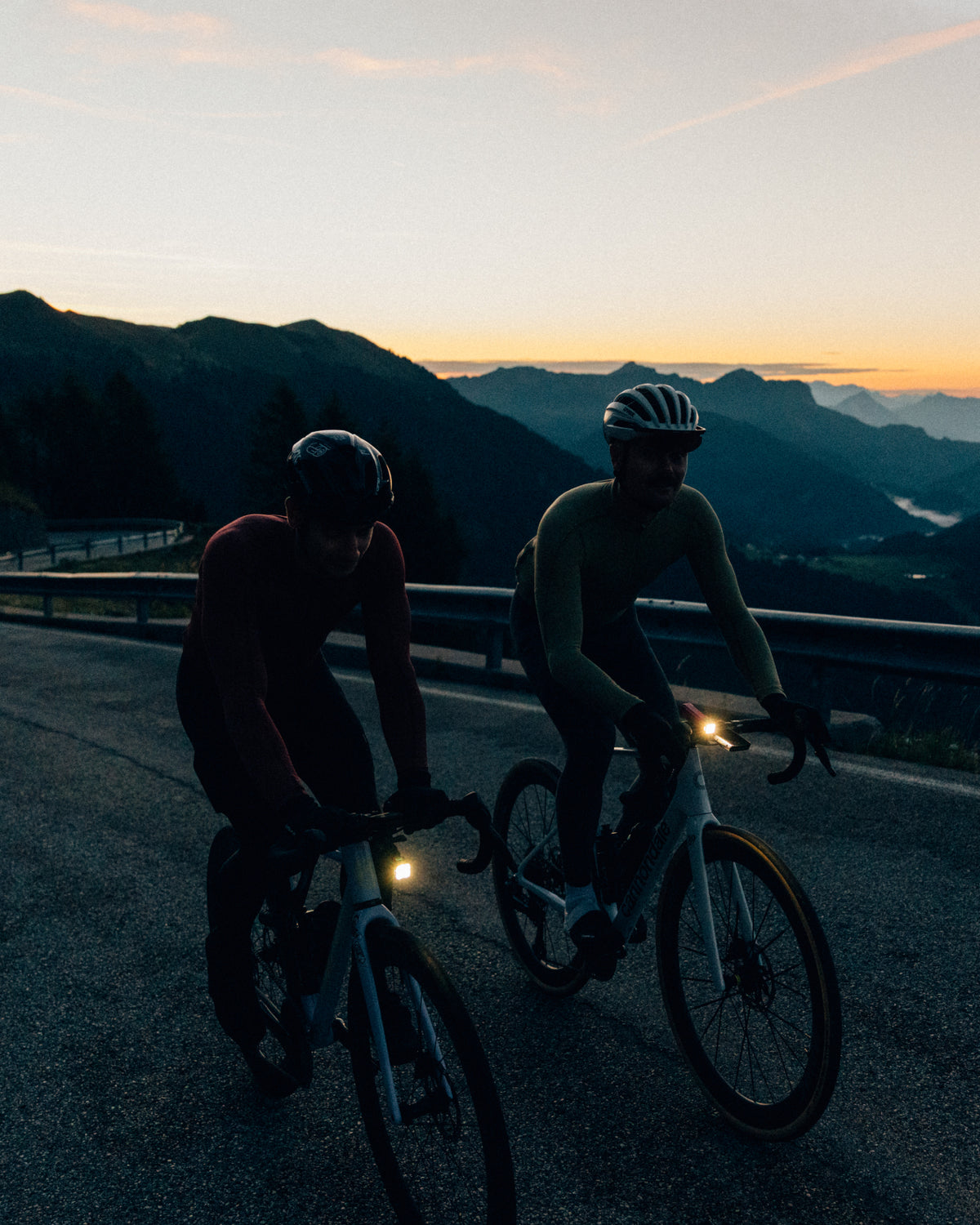 Isadore Signature Merino Tech Long Sleeve Jersey in Burnt Russet, view 7