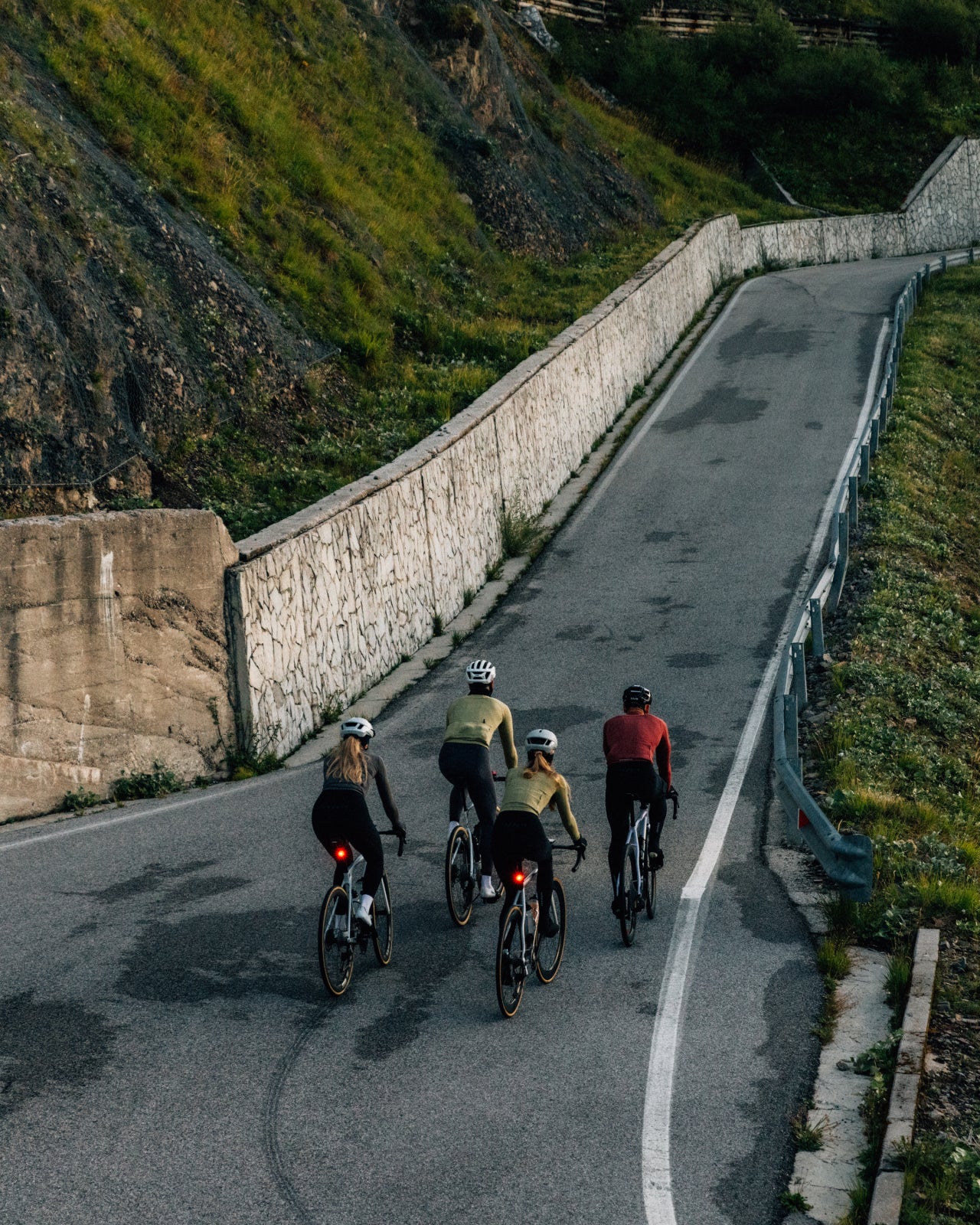 Isadore Signature Merino Tech Long Sleeve Jersey in Burnt Russet, view 9