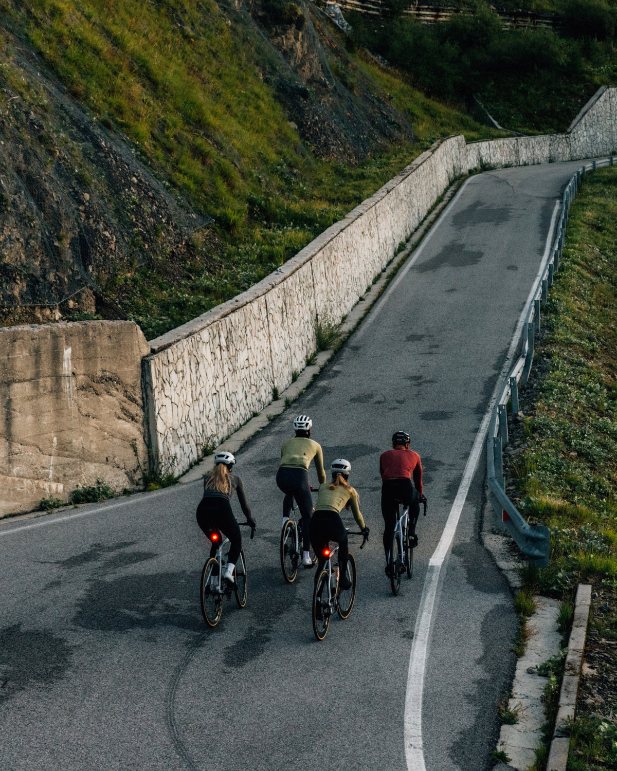 Isadore Signature Merino Tech Long Sleeve Jersey in Burnt Russet, view 9