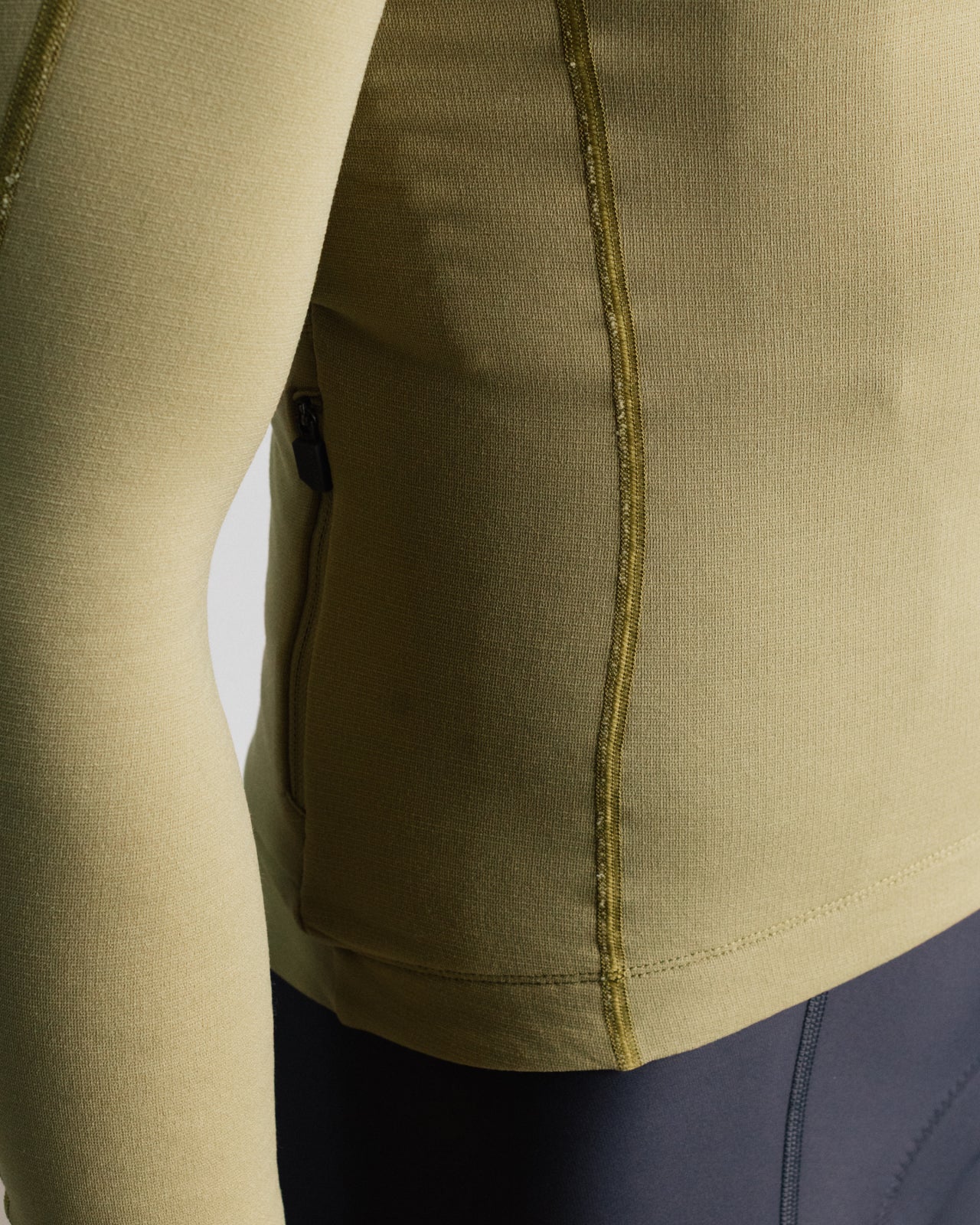 Isadore Signature Merino Tech Long Sleeve Jersey in Cedar, view 5