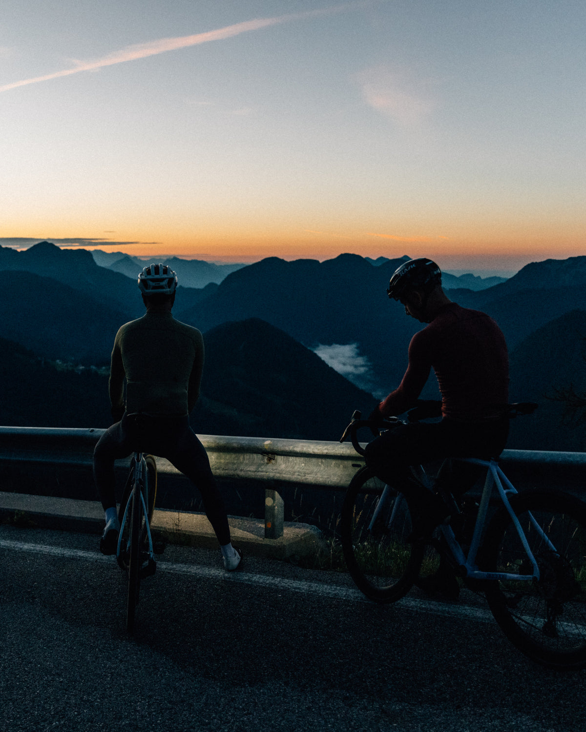 Isadore Signature Merino Tech Long Sleeve Jersey in Cedar, view 7