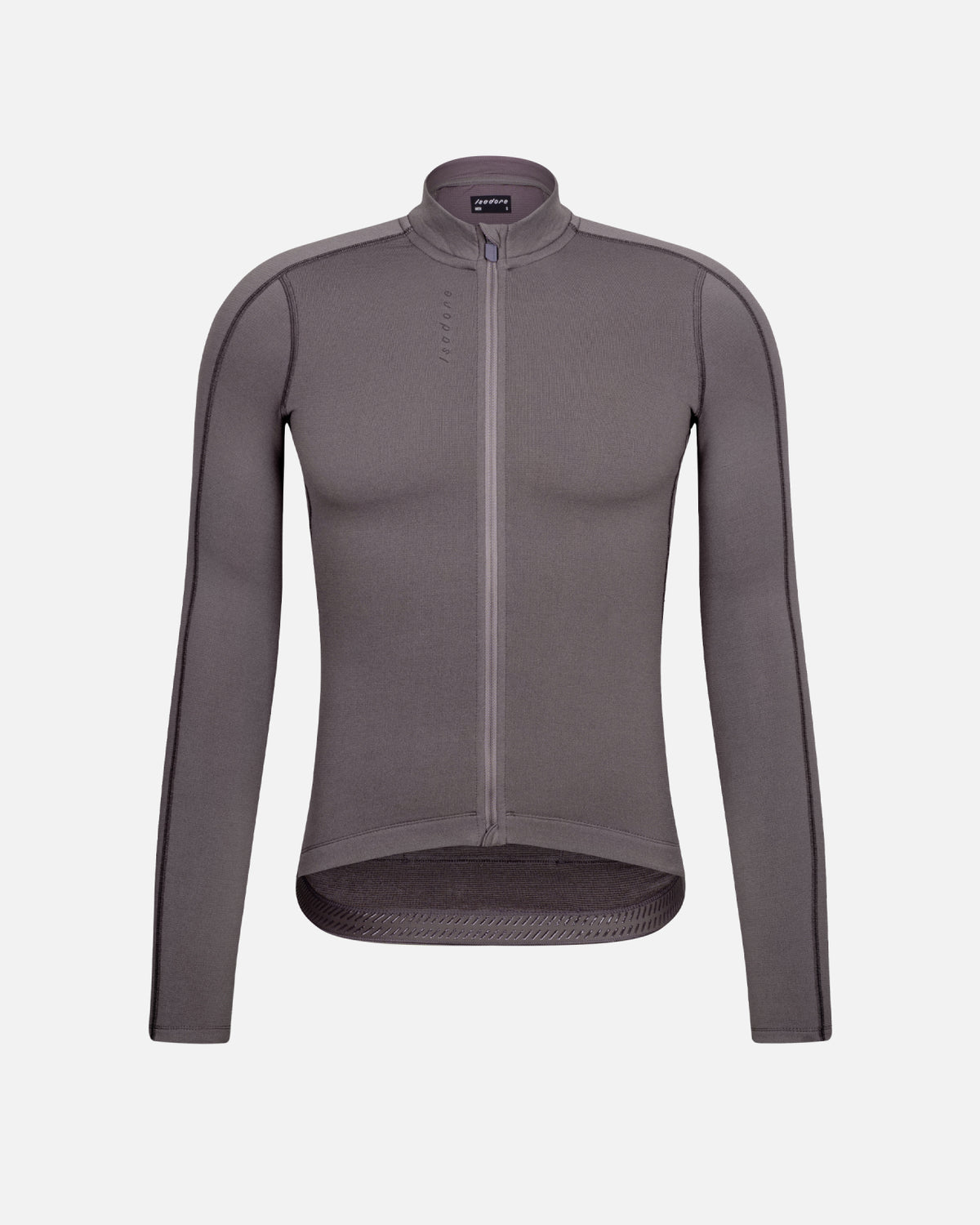 Isadore Signature Merino Tech Long Sleeve Jersey in Dark Core, view 9
