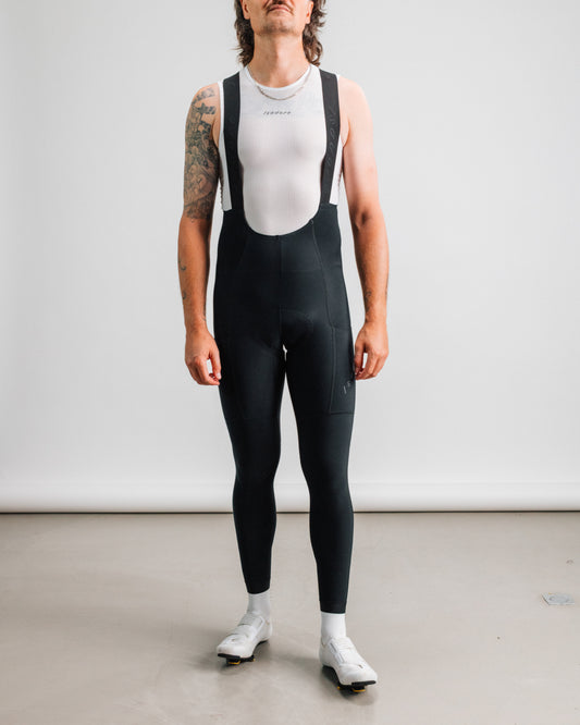 Isadore Signature Thermal Cargo Tights in Black