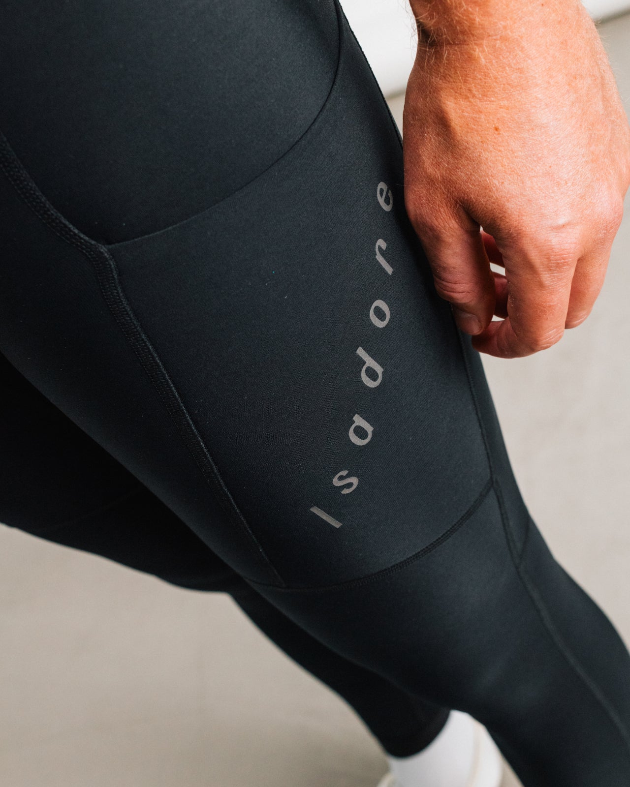 Isadore Signature Thermal Cargo Tights in Black