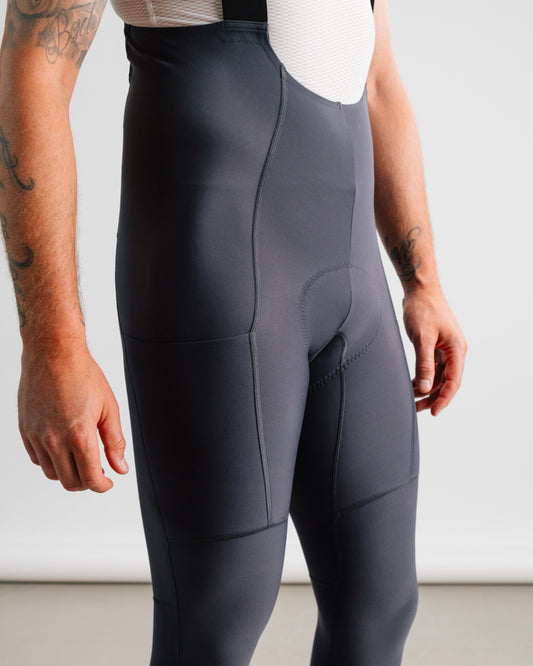 Isadore Signature Thermal Cargo Tights in Obsidian