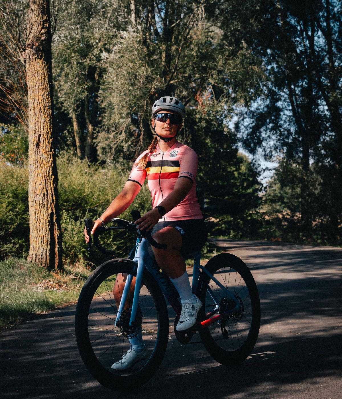 Official Belgian Cycling Icon Women's Jersey - Think Pink Edition