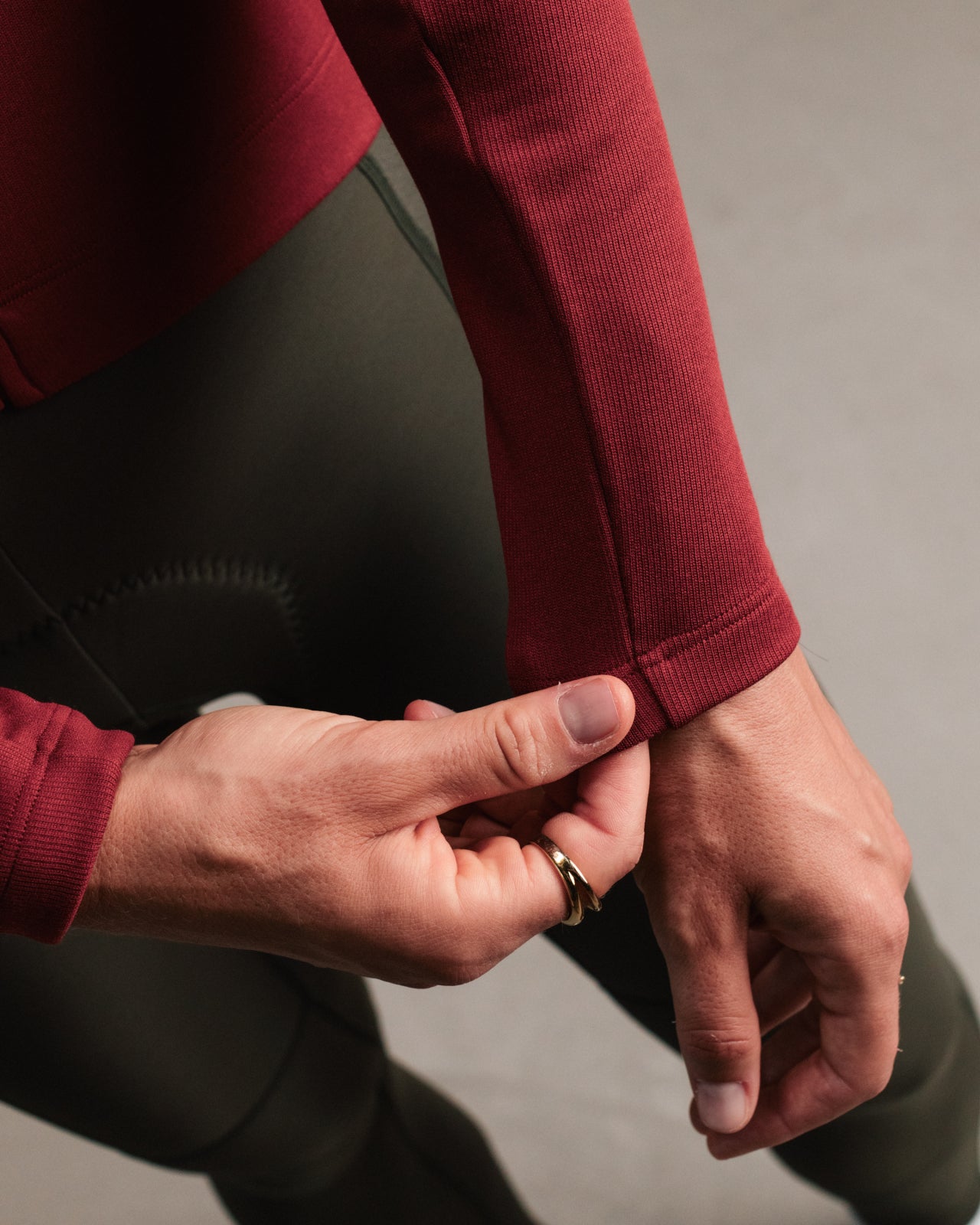 Debut Merino Long Sleeve Jersey Ruby Wine